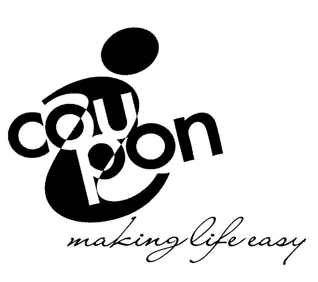 Mẫu nhãn hiệu i cou pon making life easy