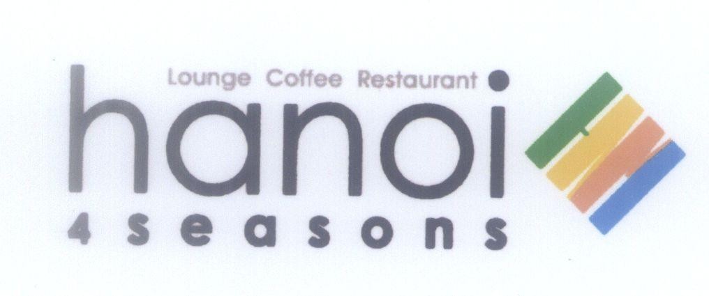 Mẫu nhãn hiệu hanoi 4 seasons HN HM Lounge Coffee Restaurant