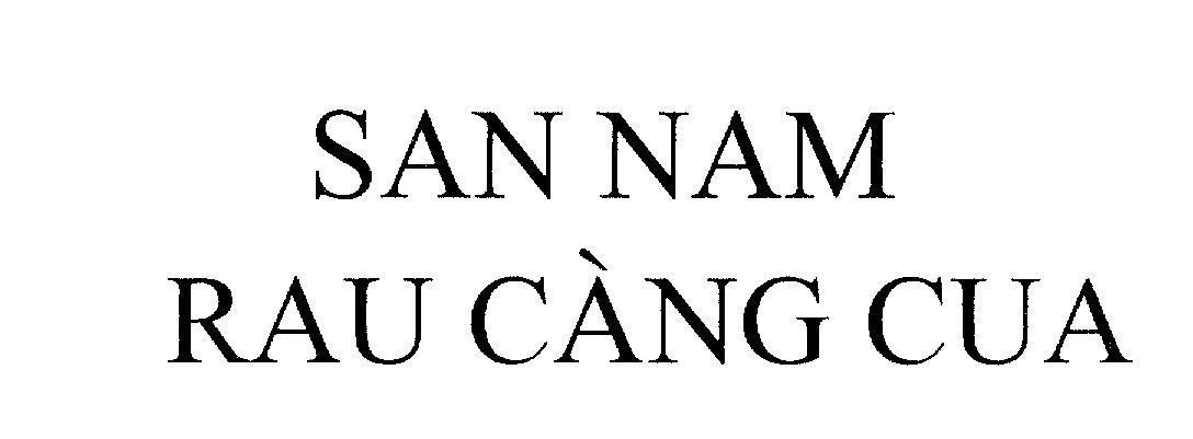 Mẫu nhãn hiệu SAN NAM Rau Càng Cua