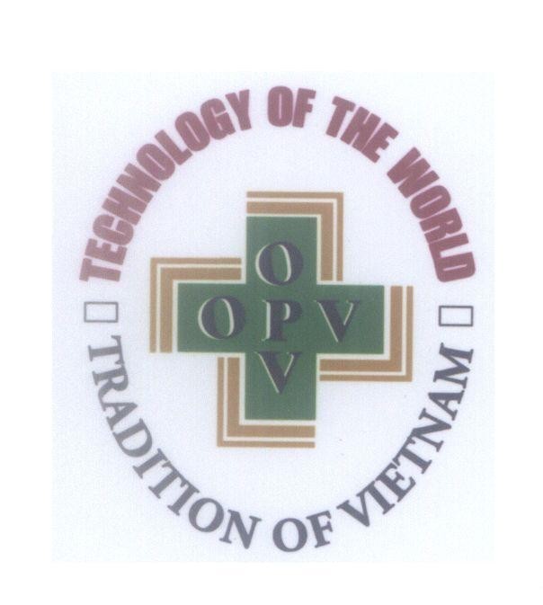 Mẫu nhãn hiệu OPV TECHNOLOGY OF THE WORLD TRADITION OF VIETNAM