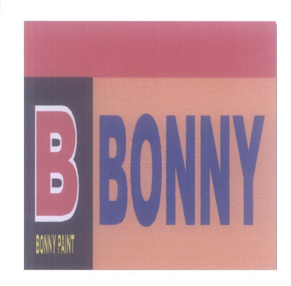 Mẫu nhãn hiệu BONNY PAINT B