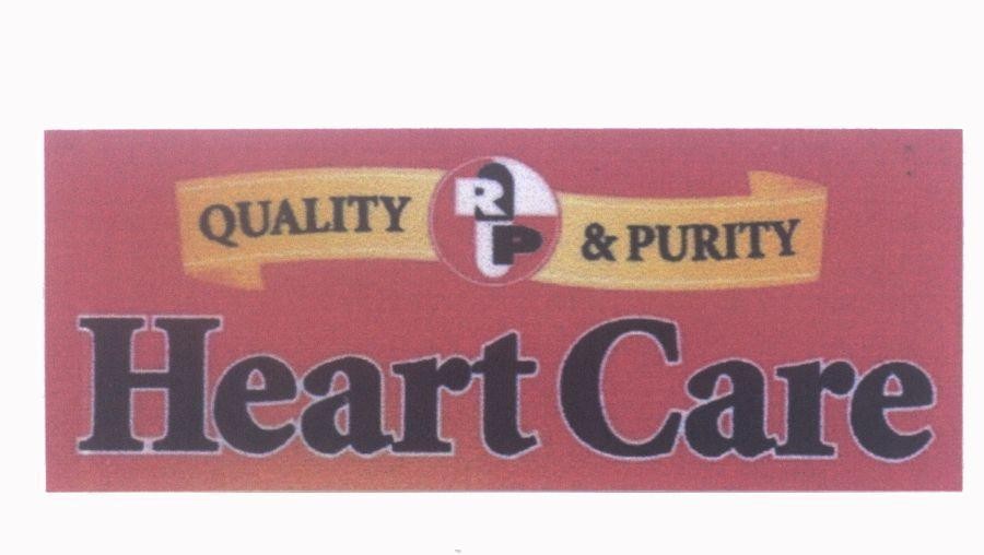 Mẫu nhãn hiệu Heart Care R P QUALITY & PURITY