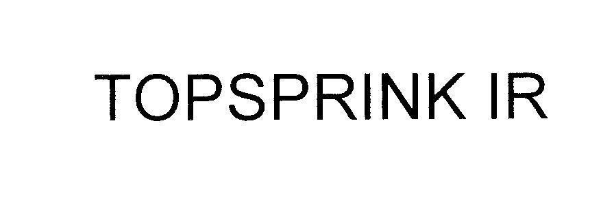 Mẫu nhãn hiệu TOPSPRINK IR