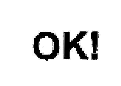 Mẫu nhãn hiệu OK!