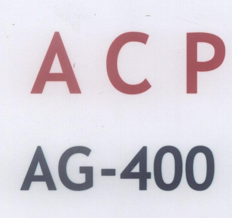 Mẫu nhãn hiệu A C P AG-400