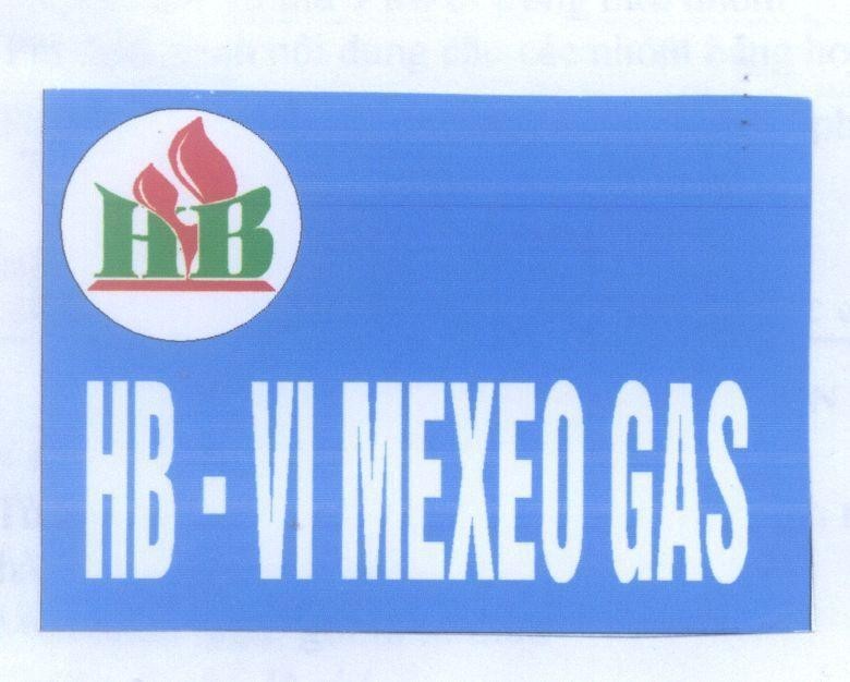 Mẫu nhãn hiệu HB - VI MEXEO GAS