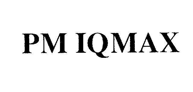 Mẫu nhãn hiệu PM IQMAX