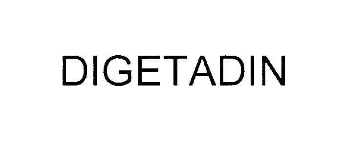 Mẫu nhãn hiệu DIGETADIN