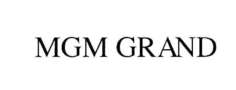 Mẫu nhãn hiệu MGM GRAND