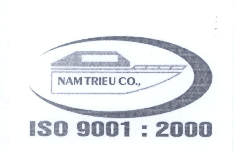 Mẫu nhãn hiệu NAM TRIEU CO., ISO 9001:2000