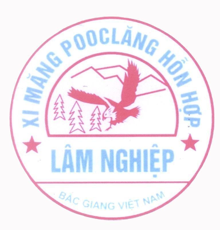 Mẫu nhãn hiệu Lâm Nghiệp Xi Măng PoocLăng Hỗn Hợp Bắc Giang Việt Nam