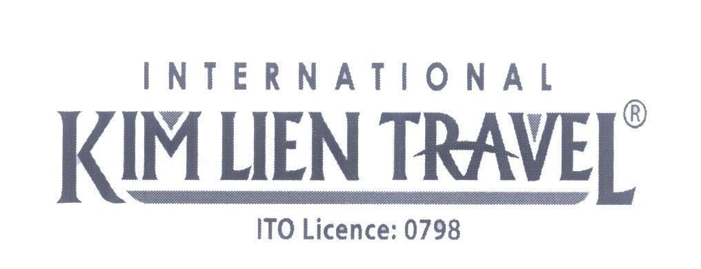 Mẫu nhãn hiệu INTERNATIONAL KIM LIEN TRAVEL ITO Licence: 0798