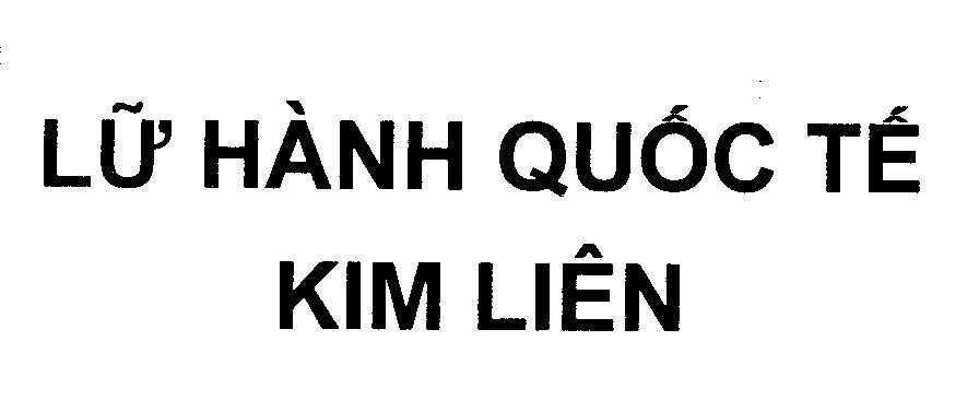 Mẫu nhãn hiệu Lữ Hành Quốc Tế Kim Liên