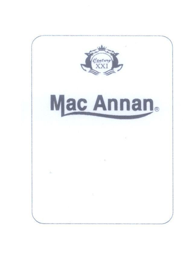 Mẫu nhãn hiệu Century XXI Mac Annan