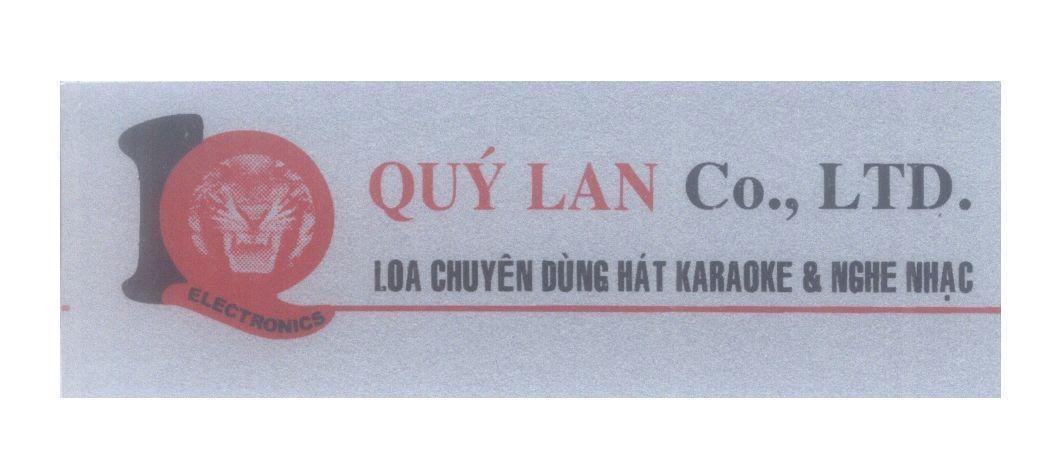 Mẫu nhãn hiệu Quý Lan Co., LTD. Q L Loa Chuyên Dùng Hát Karaoke & Nghe Nhạc ELECTRONICS