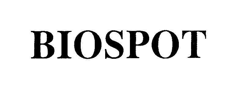 Mẫu nhãn hiệu BIOSPOT