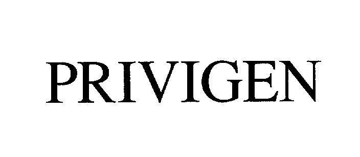 Mẫu nhãn hiệu PRIVIGEN