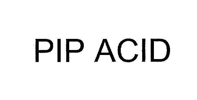Mẫu nhãn hiệu PIP ACID