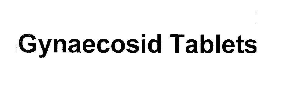 Mẫu nhãn hiệu Gynaecosid Tablets