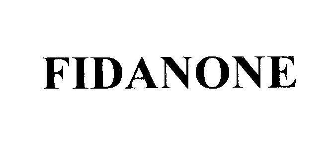 Mẫu nhãn hiệu FIDANONE