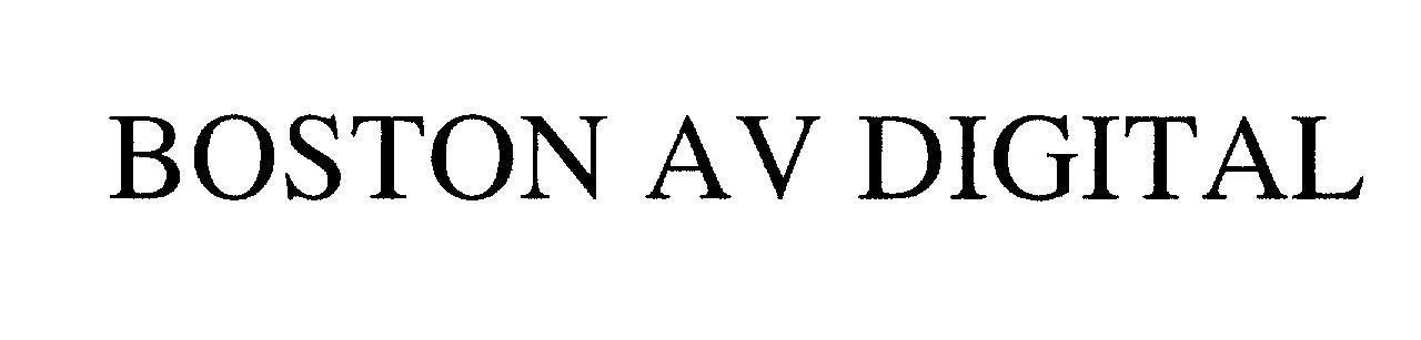 Mẫu nhãn hiệu BOSTON AV DIGITAL
