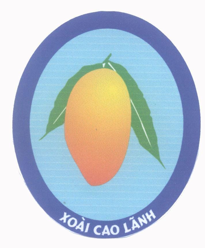 Mẫu nhãn hiệu Xoài Cao Lãnh
