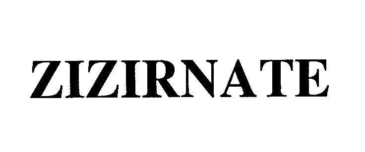 Mẫu nhãn hiệu ZIZIRNATE