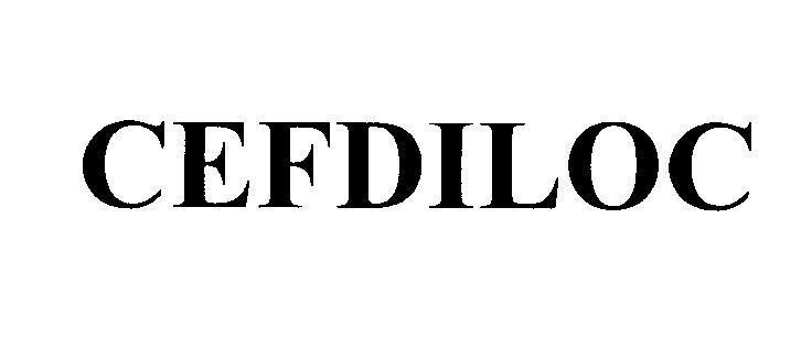Mẫu nhãn hiệu CEFDILOC