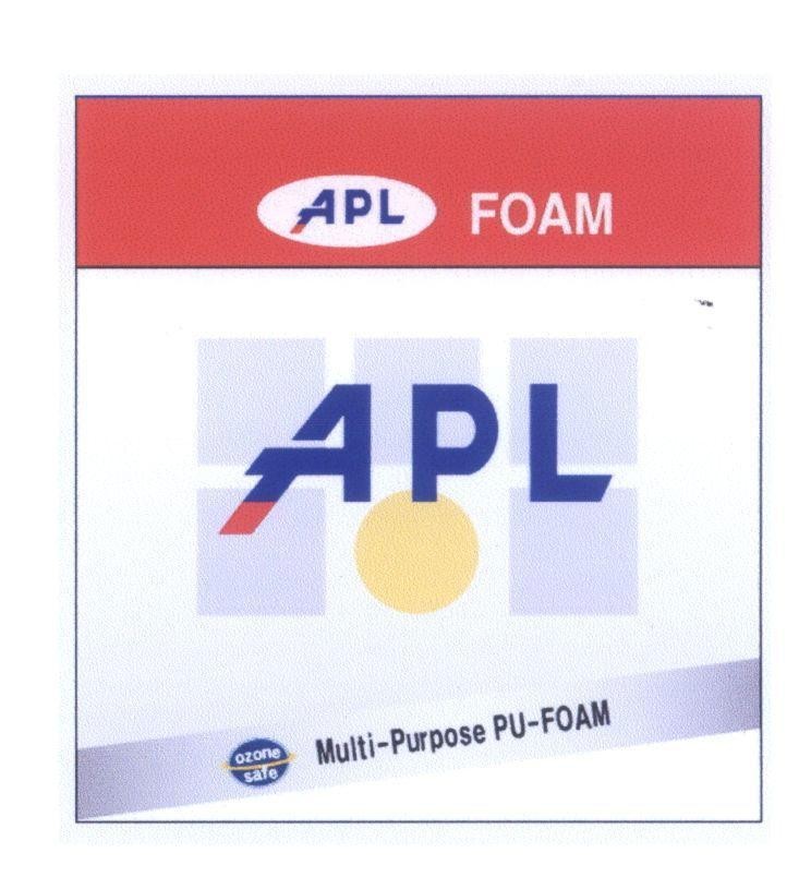 Mẫu nhãn hiệu APL FOAM Ozone Safe Multi - Purpose PU-FOAM