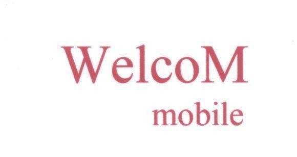 Mẫu nhãn hiệu WelcoM mobile