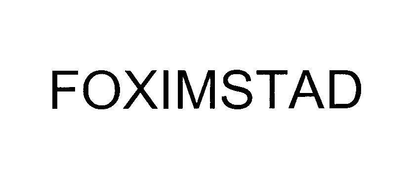 Mẫu nhãn hiệu FOXIMSTAD