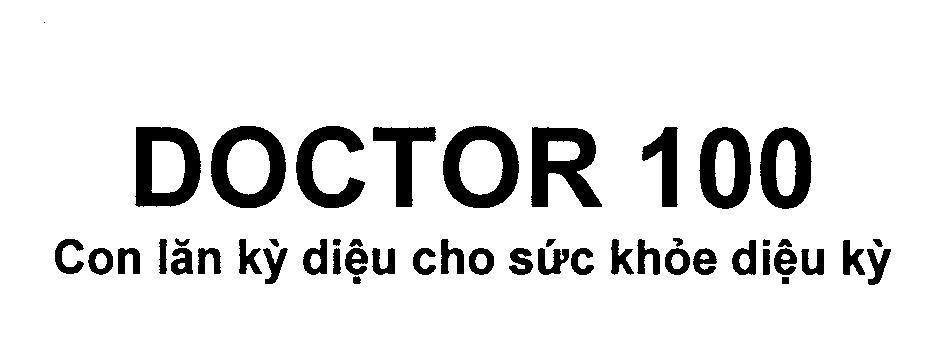 Mẫu nhãn hiệu DOCTOR 100 con lăn kỳ diệu cho sức khỏe diệu kỳ