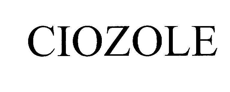 Mẫu nhãn hiệu CIOZOLE