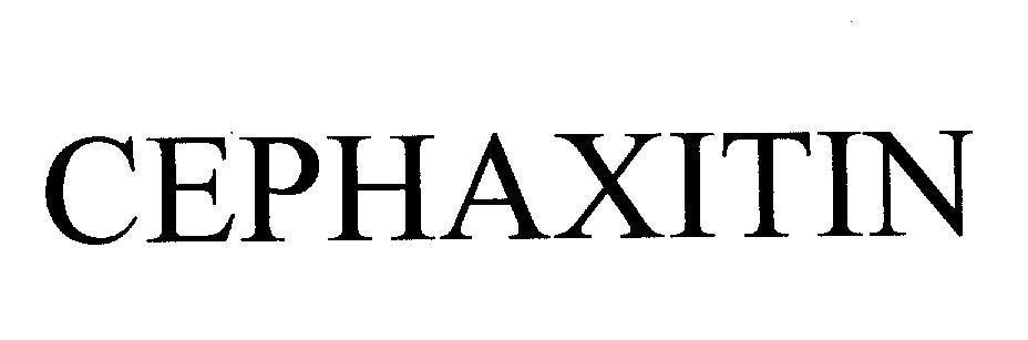 Mẫu nhãn hiệu CEPHAXITIN