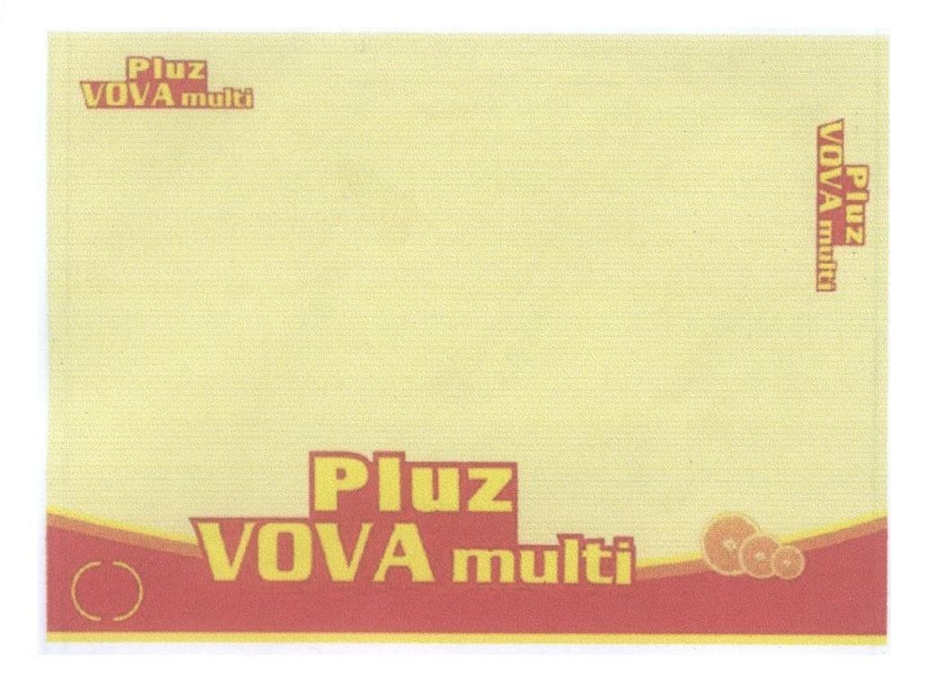 Mẫu nhãn hiệu Pluz VOVA multi