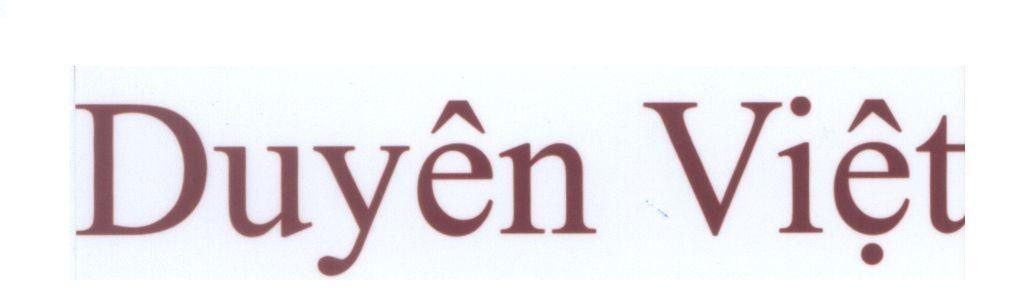 Mẫu nhãn hiệu Duyên Việt