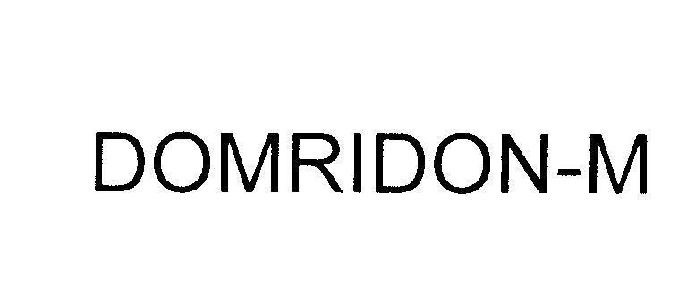 Mẫu nhãn hiệu DOMRIDON-M