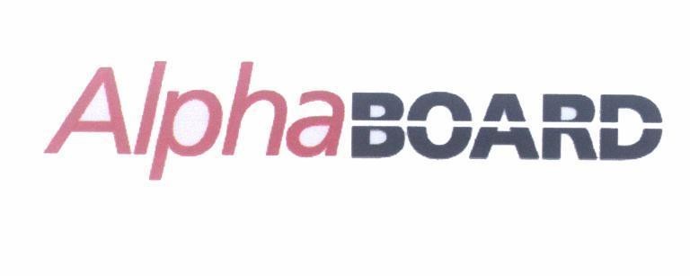Mẫu nhãn hiệu AlphaBOARD