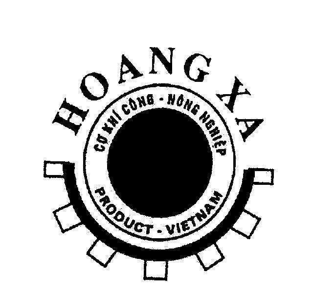 Mẫu nhãn hiệu HOANG XA Cơ Khí Công - Nông Nghiệp PRODUCT - VIETNAM