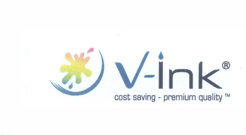 Mẫu nhãn hiệu V-ink cost saving-premium quality
