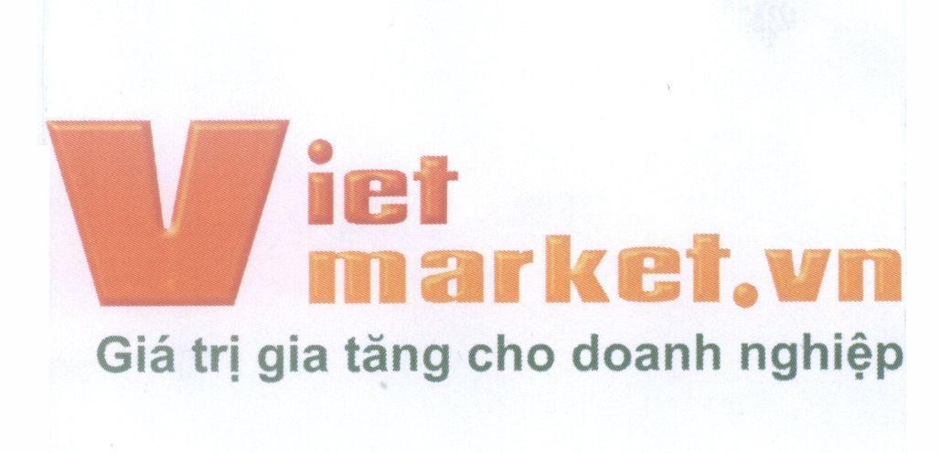 Mẫu nhãn hiệu Viet market.vn Giá trị gia tăng cho doanh nghiệp