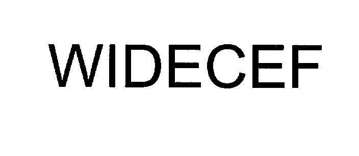 Mẫu nhãn hiệu WIDECEF