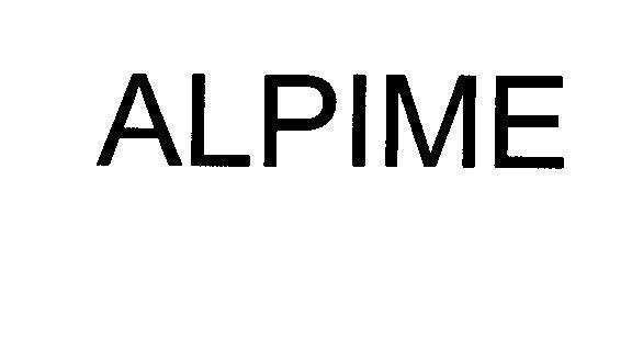 Mẫu nhãn hiệu ALPIME