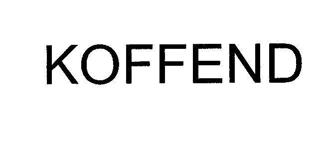 Mẫu nhãn hiệu KOFFEND