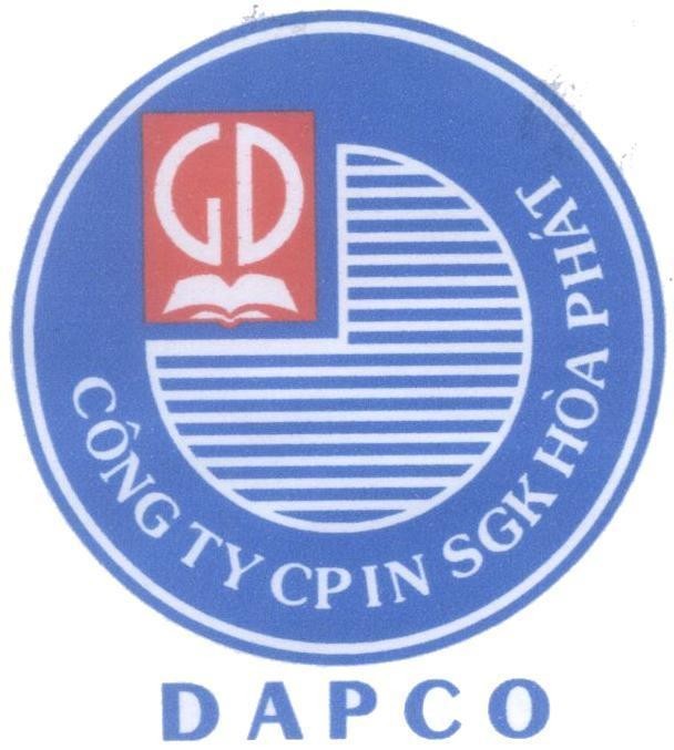 Mẫu nhãn hiệu GD Công Ty CP In SGK Hoà Phát DAPCO