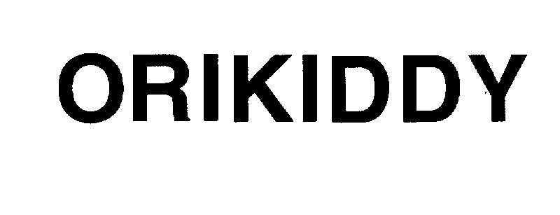 Mẫu nhãn hiệu ORIKIDDY
