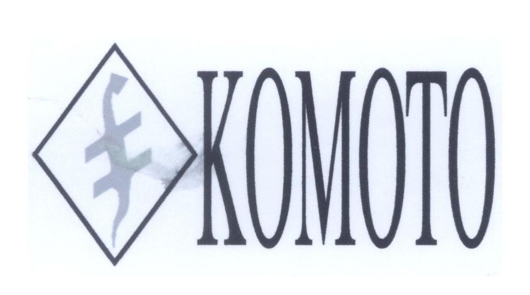 Mẫu nhãn hiệu KOMOTO
