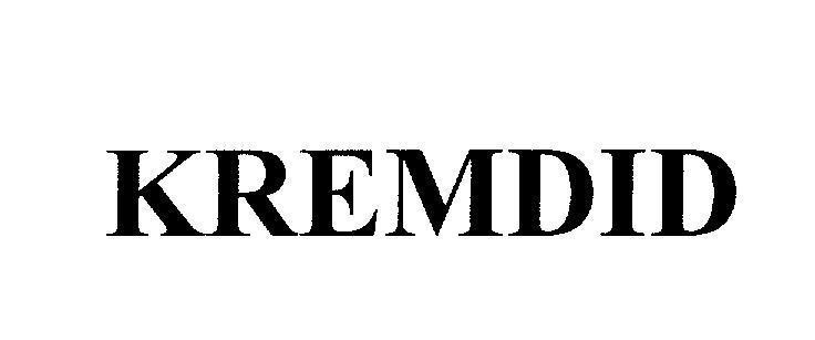 Mẫu nhãn hiệu KREMDID