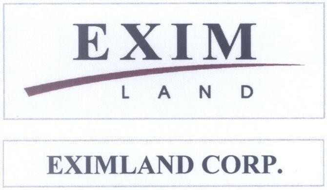 Mẫu nhãn hiệu EXIM LAND EXIMLAND CORP