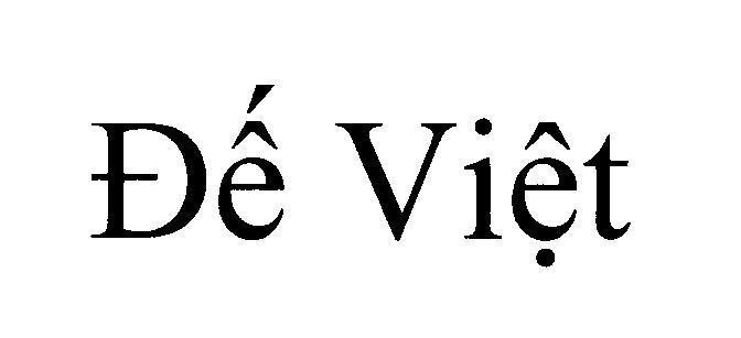 Mẫu nhãn hiệu Đế Việt